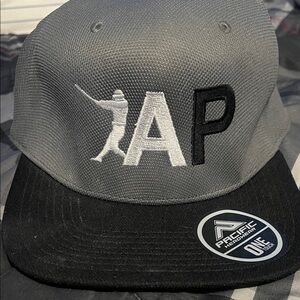 Pacific Headwear Gray and Black Baseball Cap